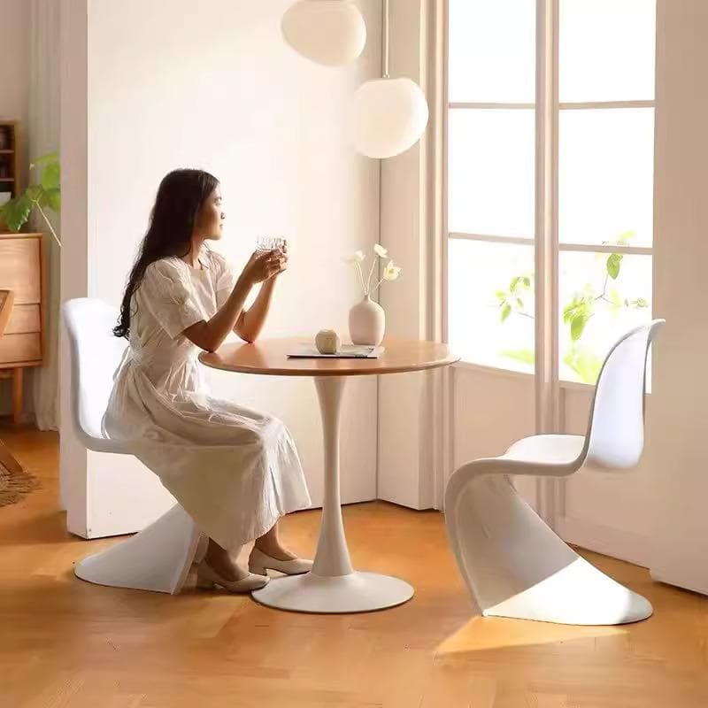 パントンチェア 白 2脚セット リプロダクト シンプル 屋外 室内