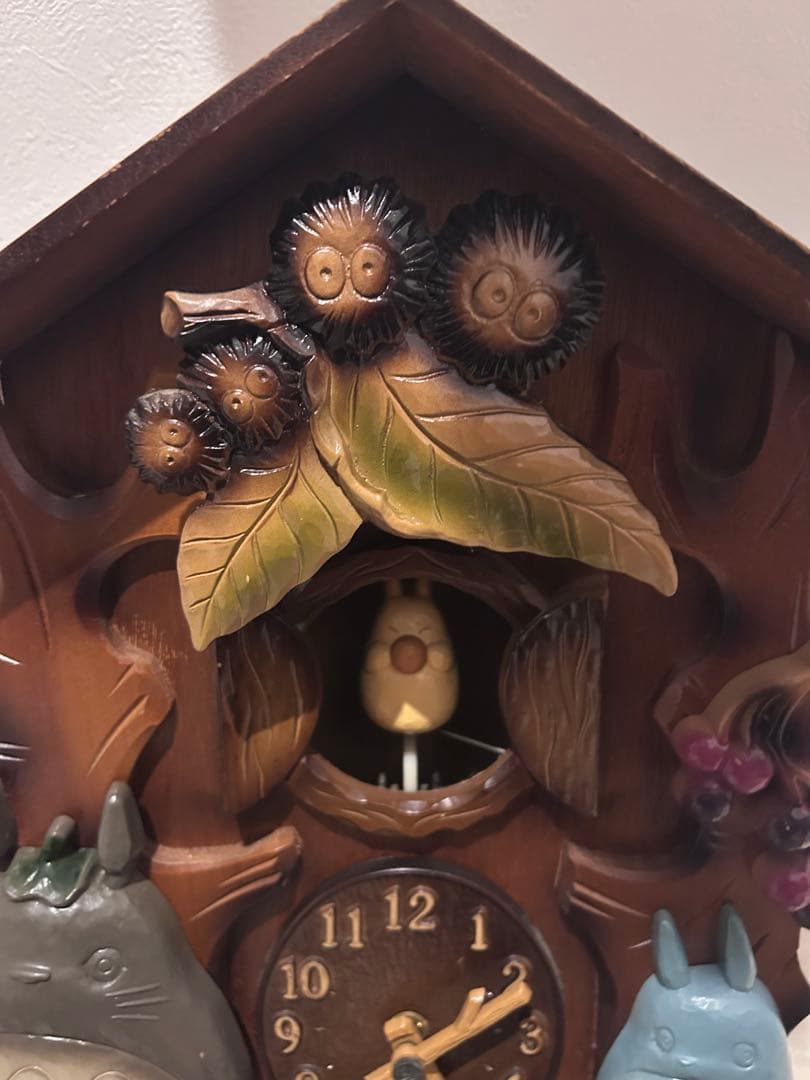 リズム　となりのトトロからくり時計ジャンク