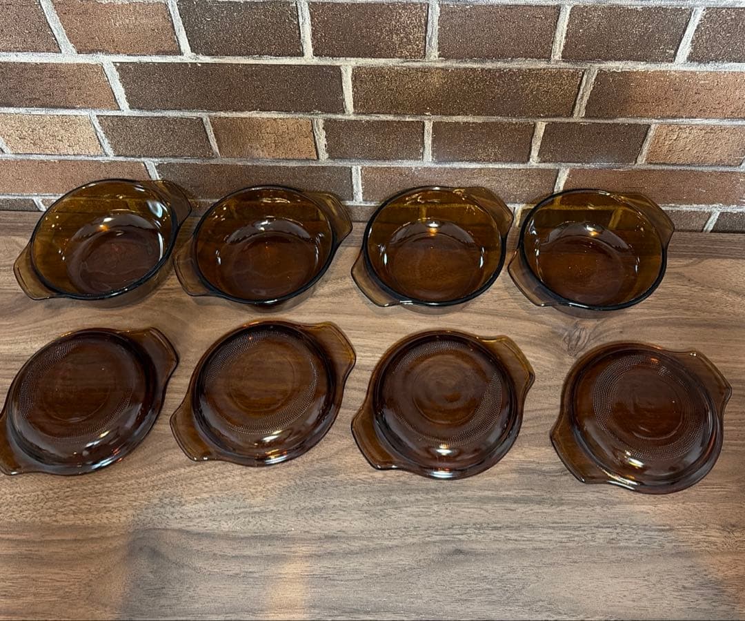 アメリカビンテージファイヤキング インディビジュアルキャセロール4つ12オンス