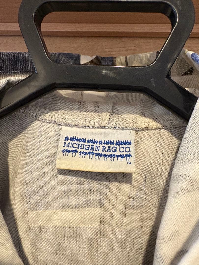 【希少 90s】 ミシガンラグ マウンテンパーカー 青 ペリカン USA製