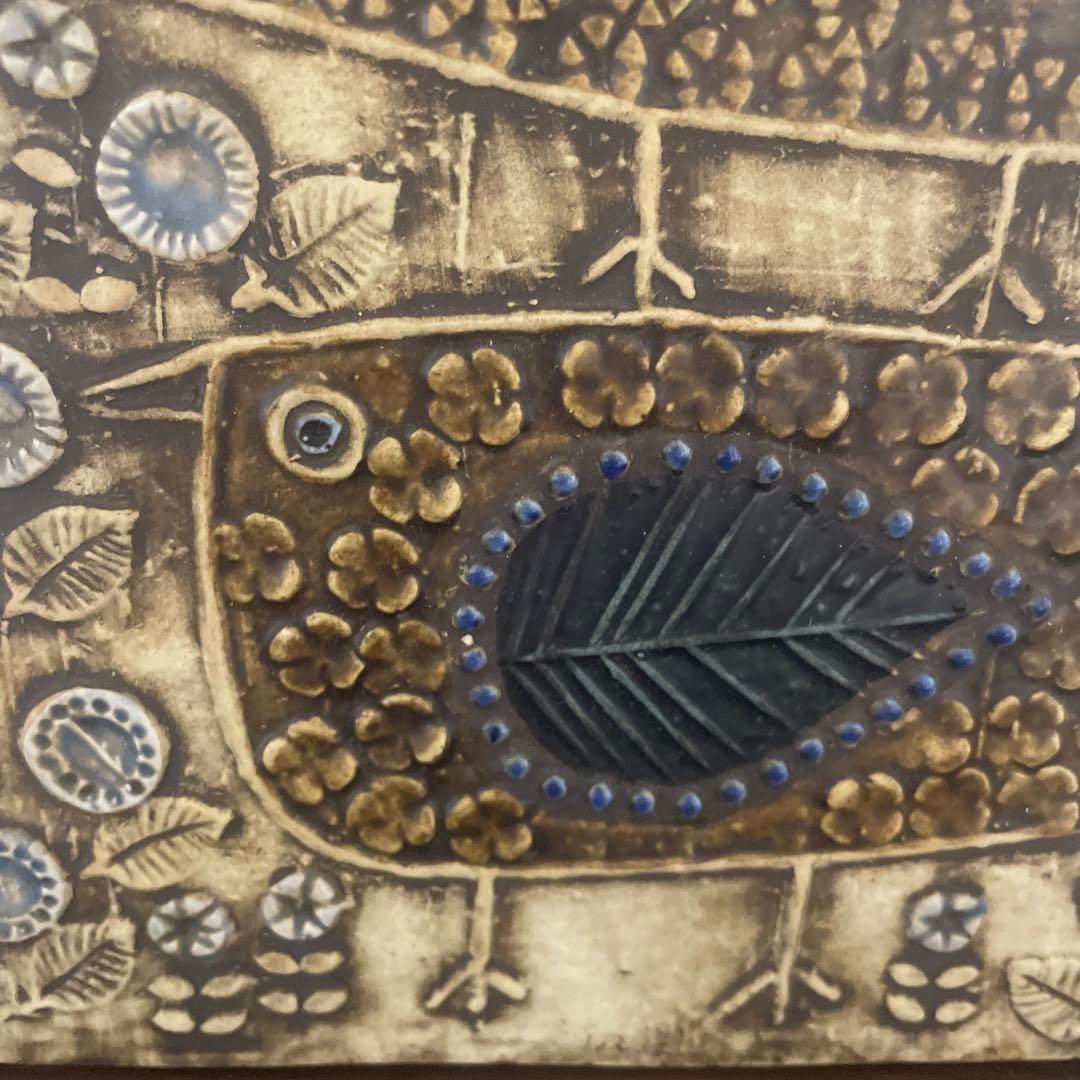 リサラーソン陶板UNIK (鳥) Lisa Larson 1970S　ビンテージ