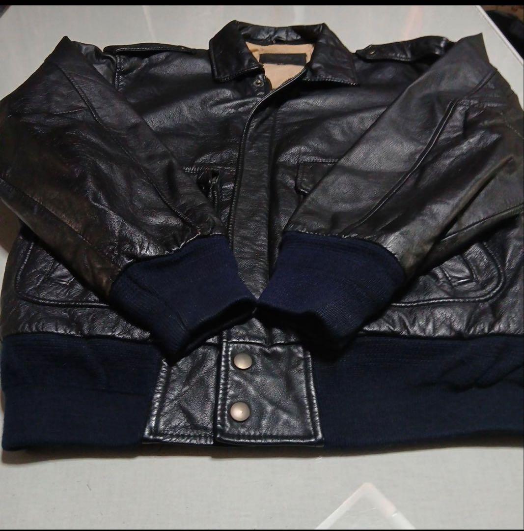 Sub Urbanヴィンテージ本革フライトジャケット牛黒G1A2MA1 M美品