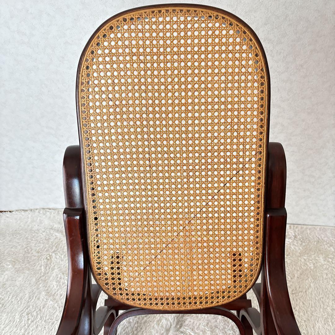 絶品】ベントウッド ロッキングチェア　揺椅子 ヴィンテージ ラタン 藤