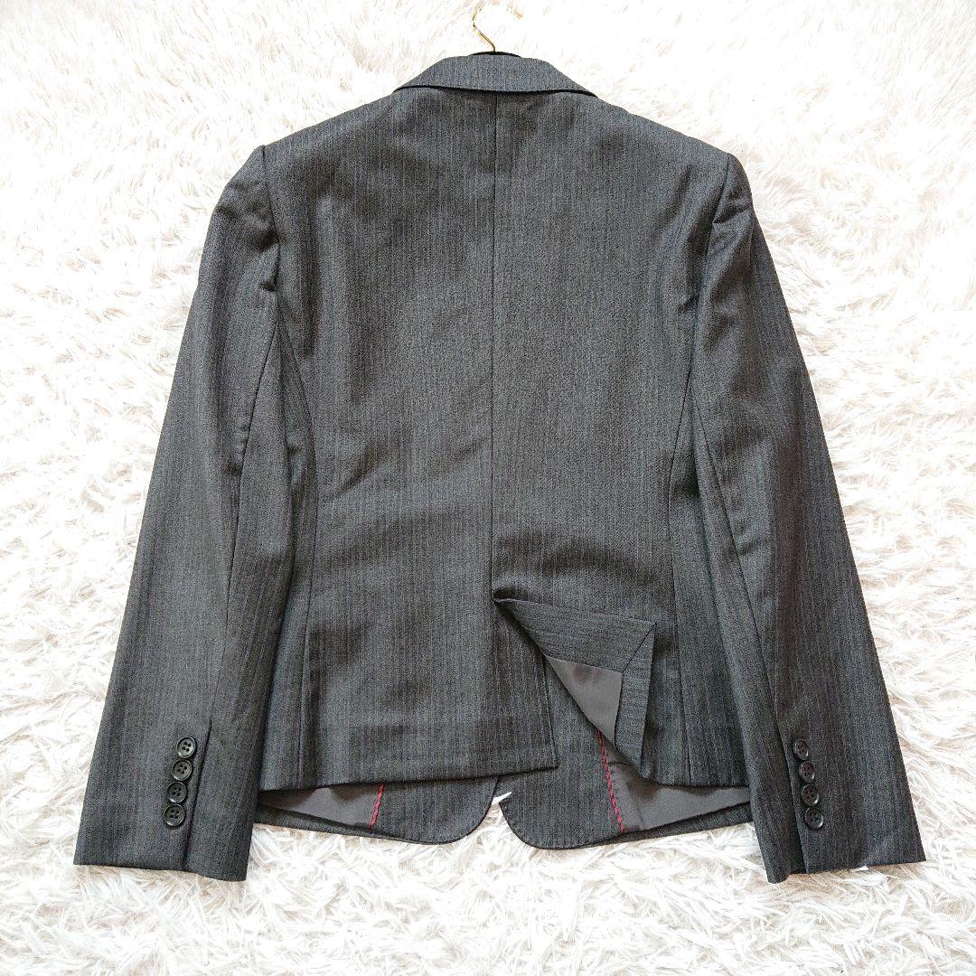 23区 バハリエ ヨーロッパ生地 パンツスーツ ストライプ 大きいサイズ 40