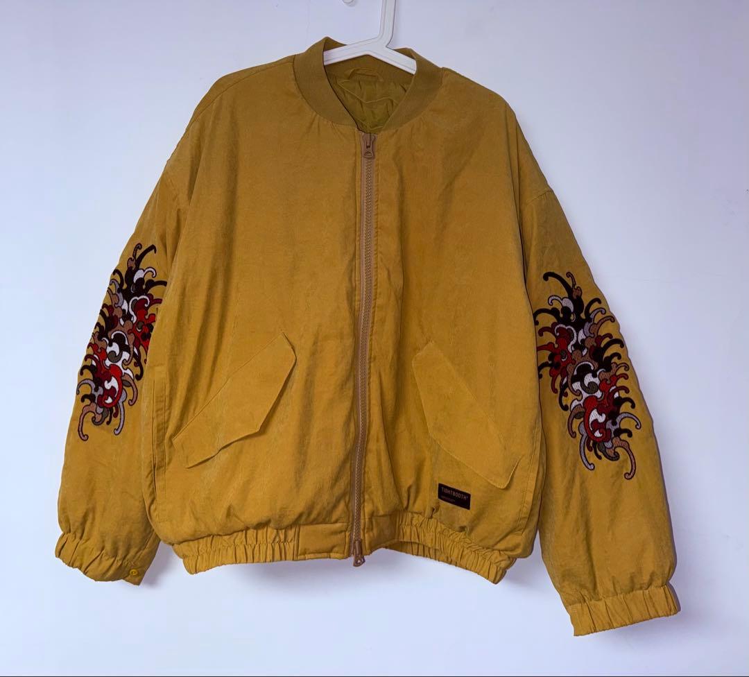 TIGHTBOOTH TBPR BRAIN DROPS MA-1 スカジャン