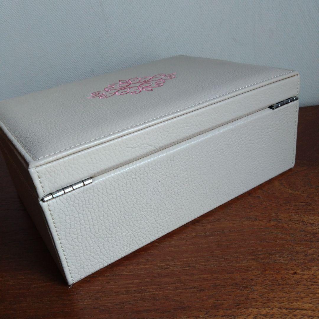 WAKO 銀座和光　ジュエリーボックス　ケース　2段　ベージュ　宝石入れ