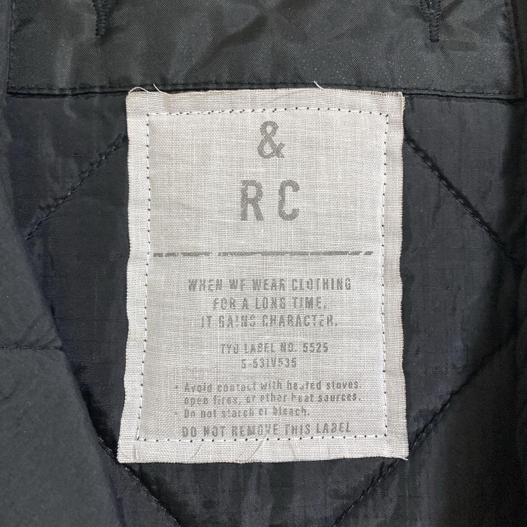 Curensology &RC　CL-10キルティングショートベスト　黒　F