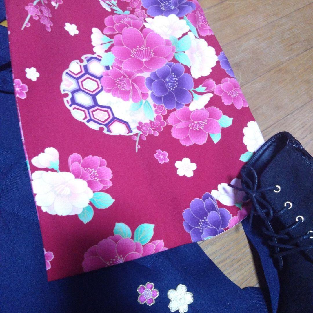 MK120★アリサナ★赤色花柄袴＆紺花刺繍袴