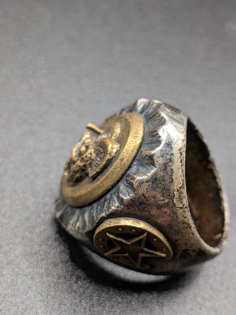 ROSH スターリングシルバー19号・ブラスト・真鍮・９２５刻印