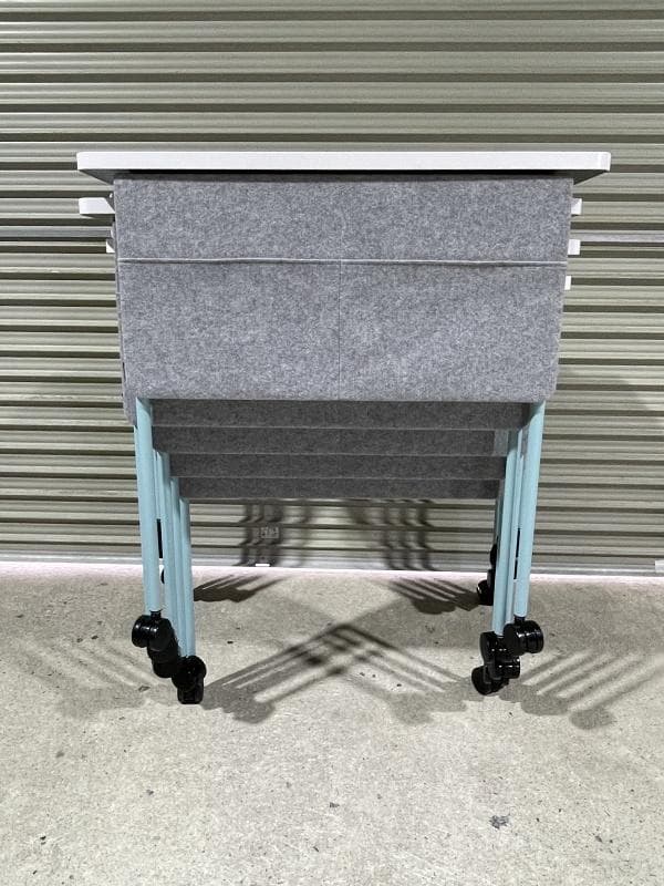 【美品】オカムラ　スプリント　MT40AB MHJ1　5台　スタッキングテーブル