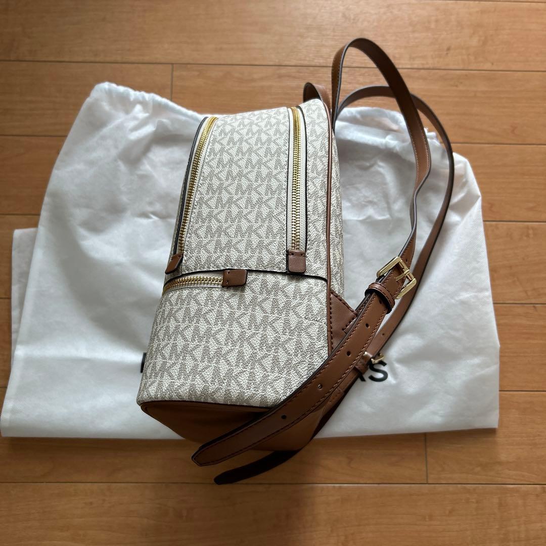 MICHAEL KORS バックパック ホワイト/ブラウン