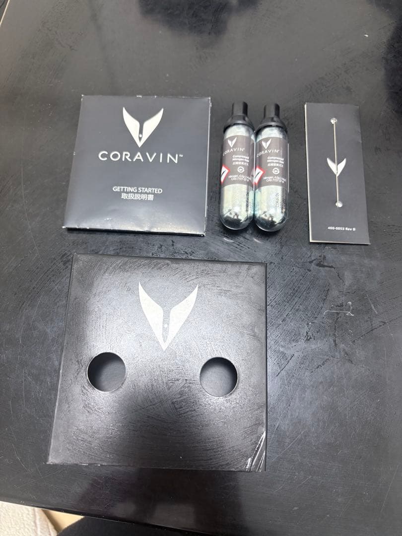 CORAVIN（コラヴァン）Model Two｜未使用｜ガスカプセル付｜箱なし