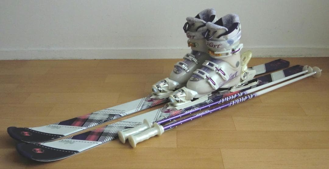 ■■12月・1月限定■送料無料■Hart■女性用スキーセット■140/23.5■