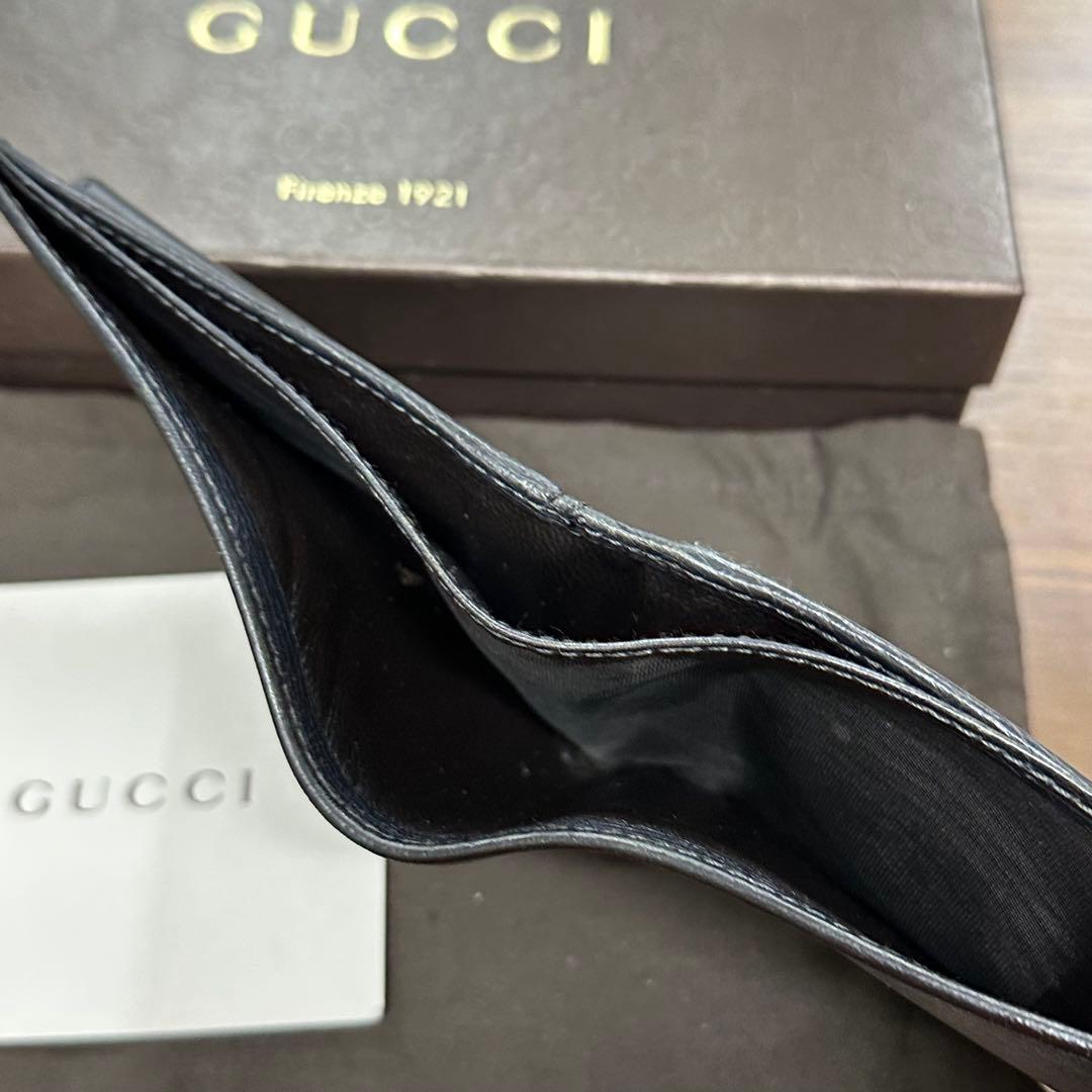 超良品‼️ グッチ　GUCCI 財布　二つ折り　折り財布　シェリーライン