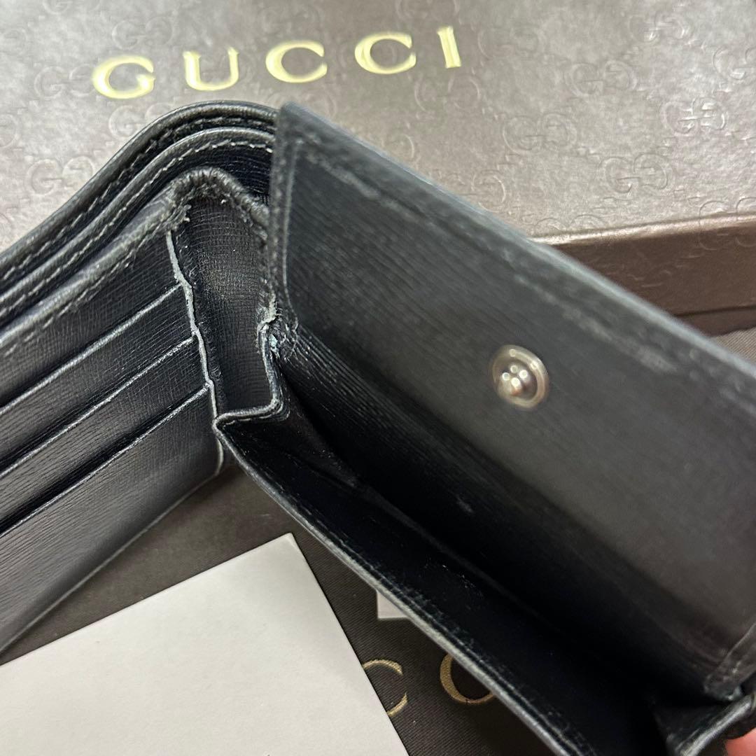 超良品‼️ グッチ　GUCCI 財布　二つ折り　折り財布　シェリーライン