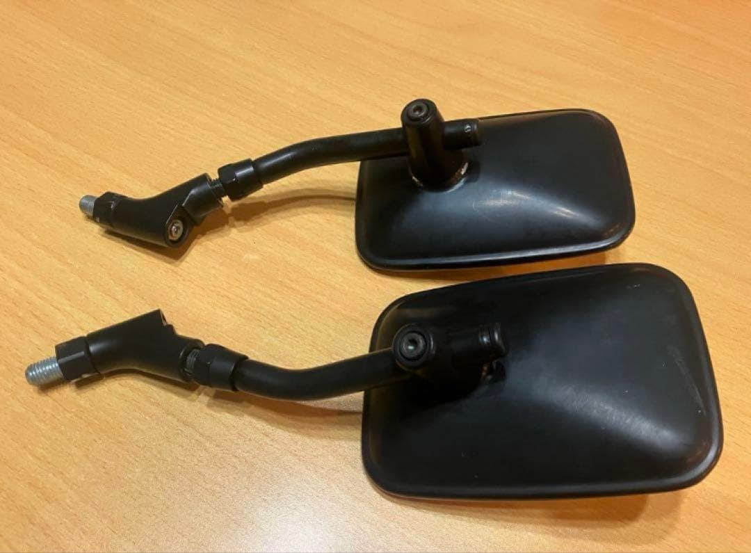 廃盤品.左右セット.ナポレオン タナックス. ネイキッドミラー 黒 10mm