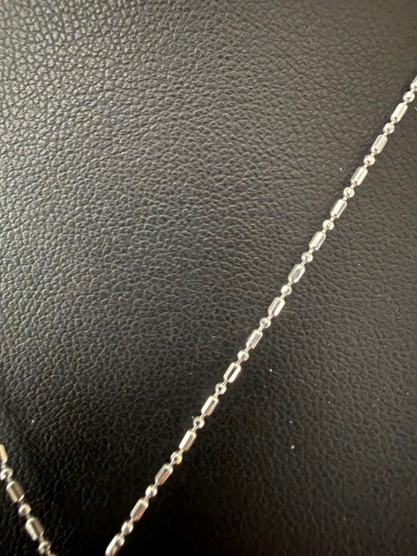 売り切り特価❣️k18 WG アクアマリン　タンザナイト入りネックレス