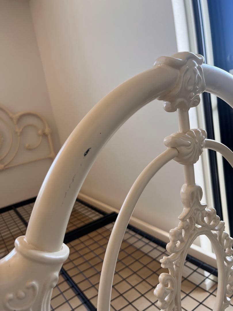 ローラアシュレイ サマセット シングルベッドフレーム アイボリー