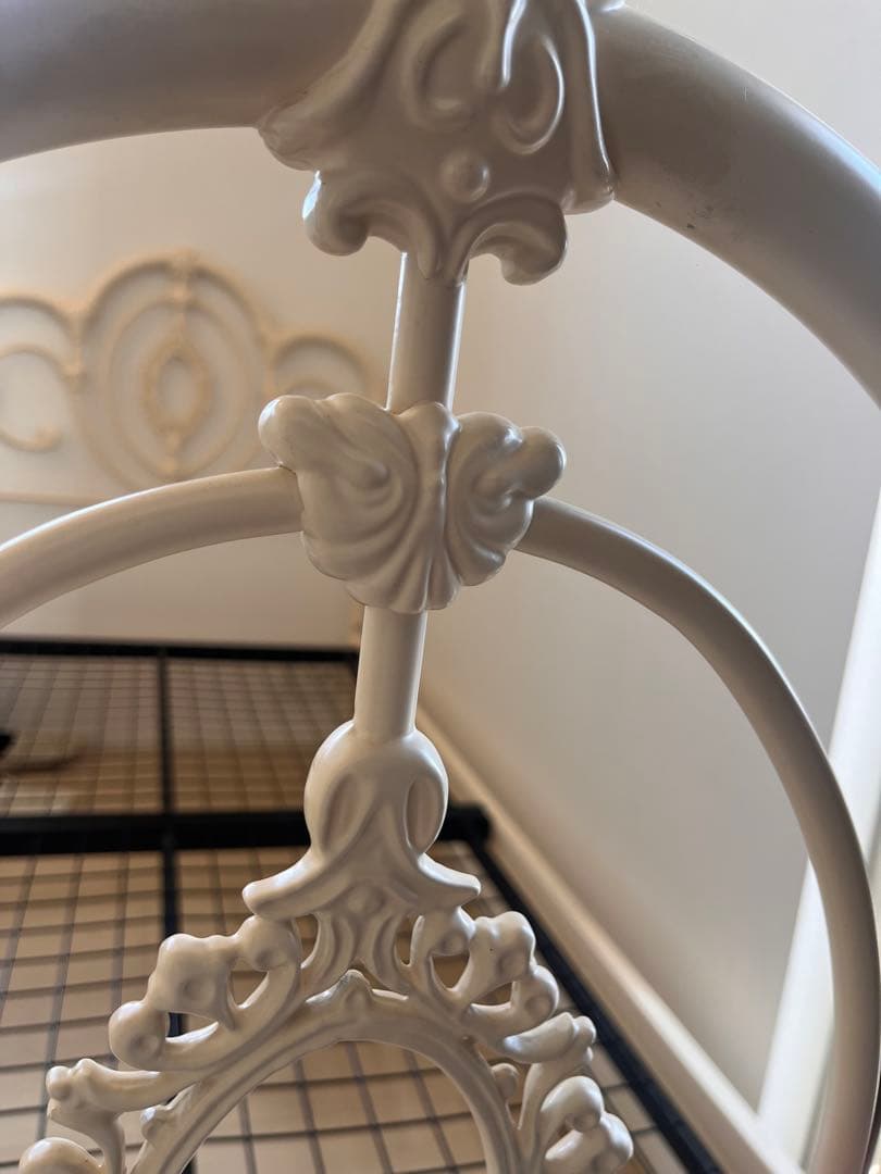 ローラアシュレイ サマセット シングルベッドフレーム アイボリー