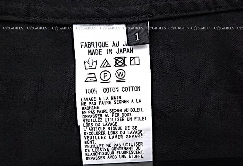 Y's ワイズ　前後アシンメトリー　バックドレープシャツ　ヨウジヤマモト