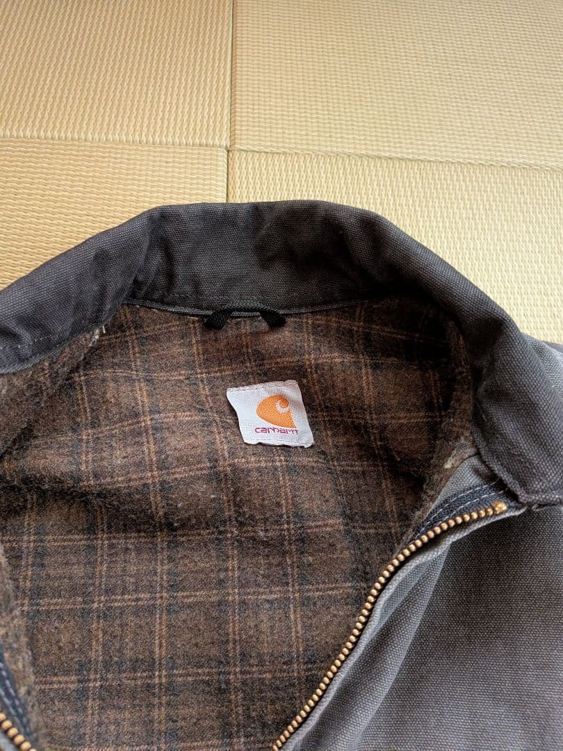 Carhartt カーハートデトロイトジャケットJ97グレー　S