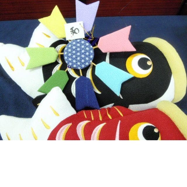 限定特価！●新品♪高さ105cm ちりめん 吊るし 室内鯉のぼり 京都龍虎堂●