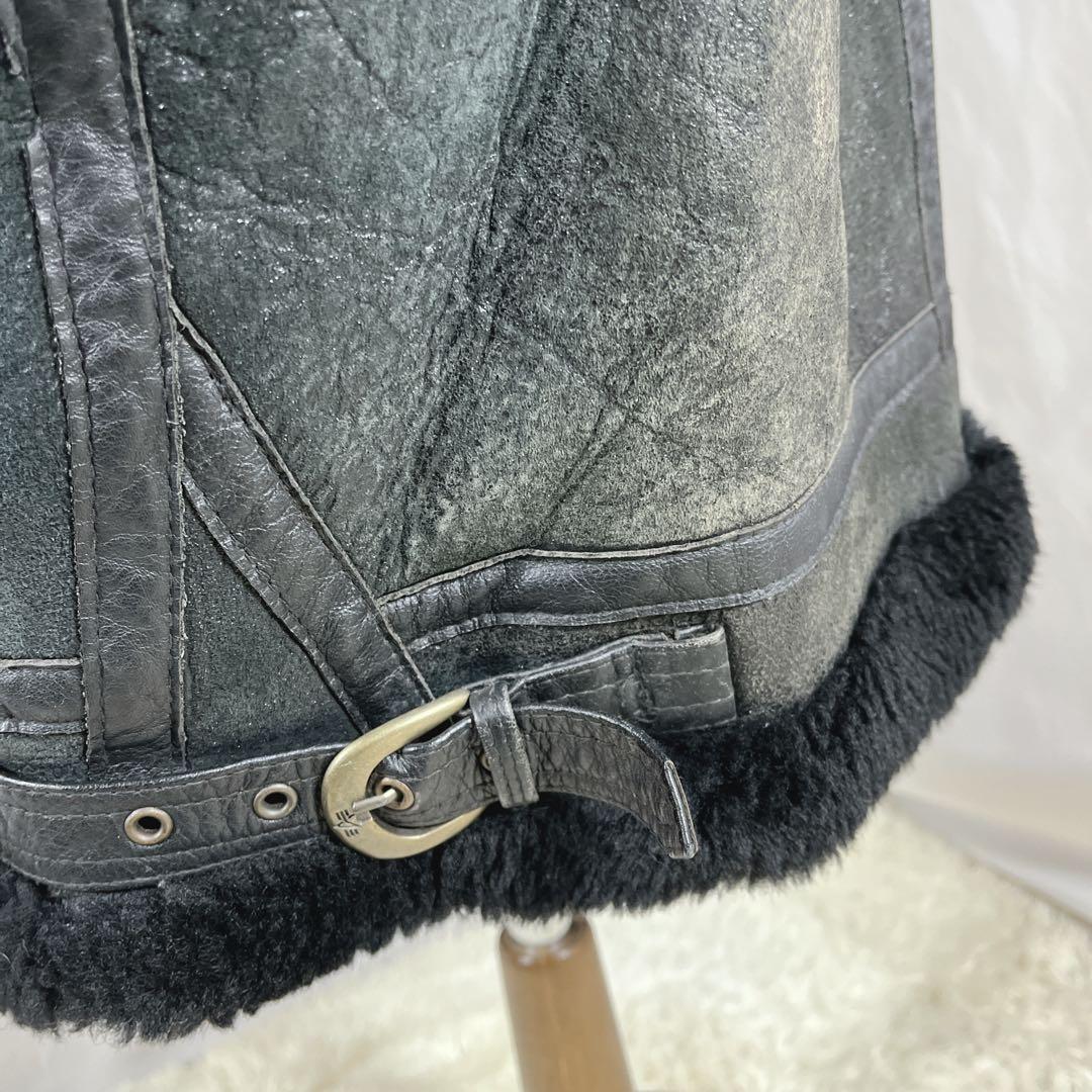 ALPHA INDUSTRIES フライトジャケット　B-3 リアルムートン