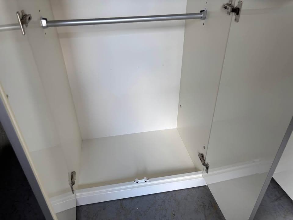 国産 共和産業 モダンワードローブ 洋服箪笥 幅113cm Used/美品