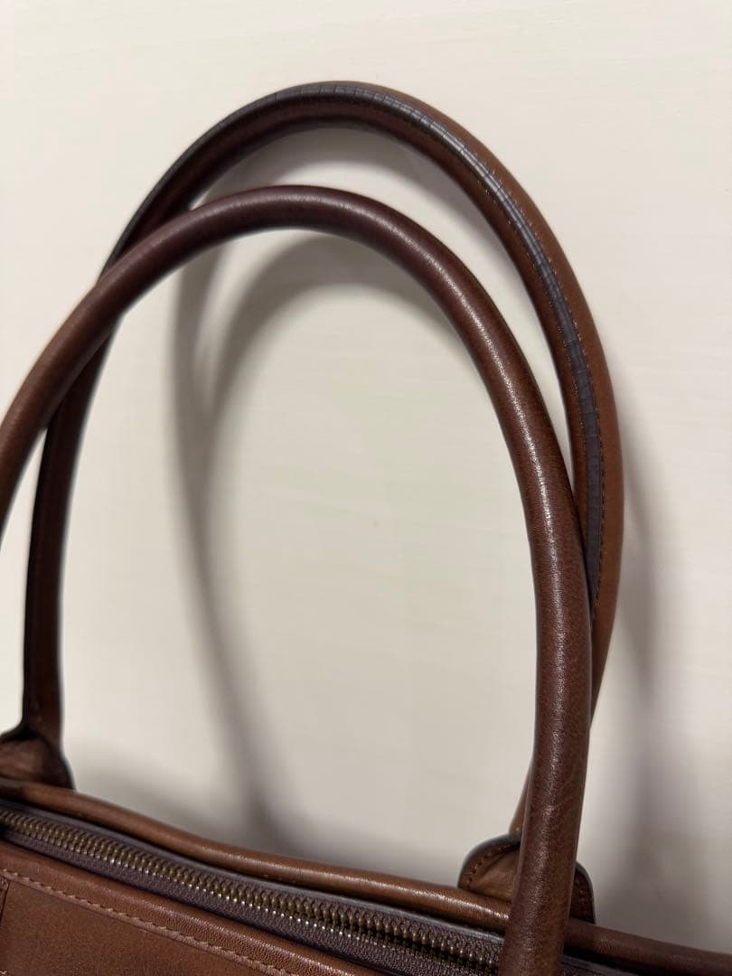 土屋鞄 ビークル ラージストックトート ブラウン 本革