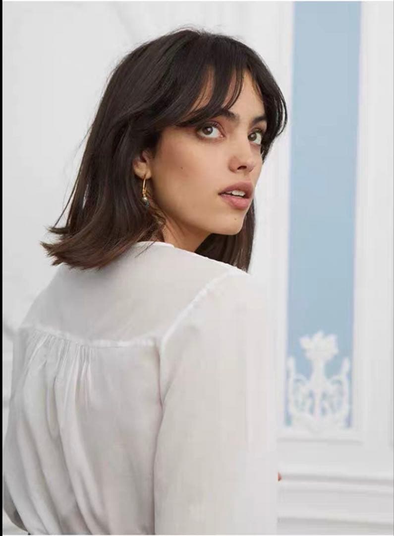 Sezane ブラウス　新品同様　綿100% ホワイト　上品　素敵