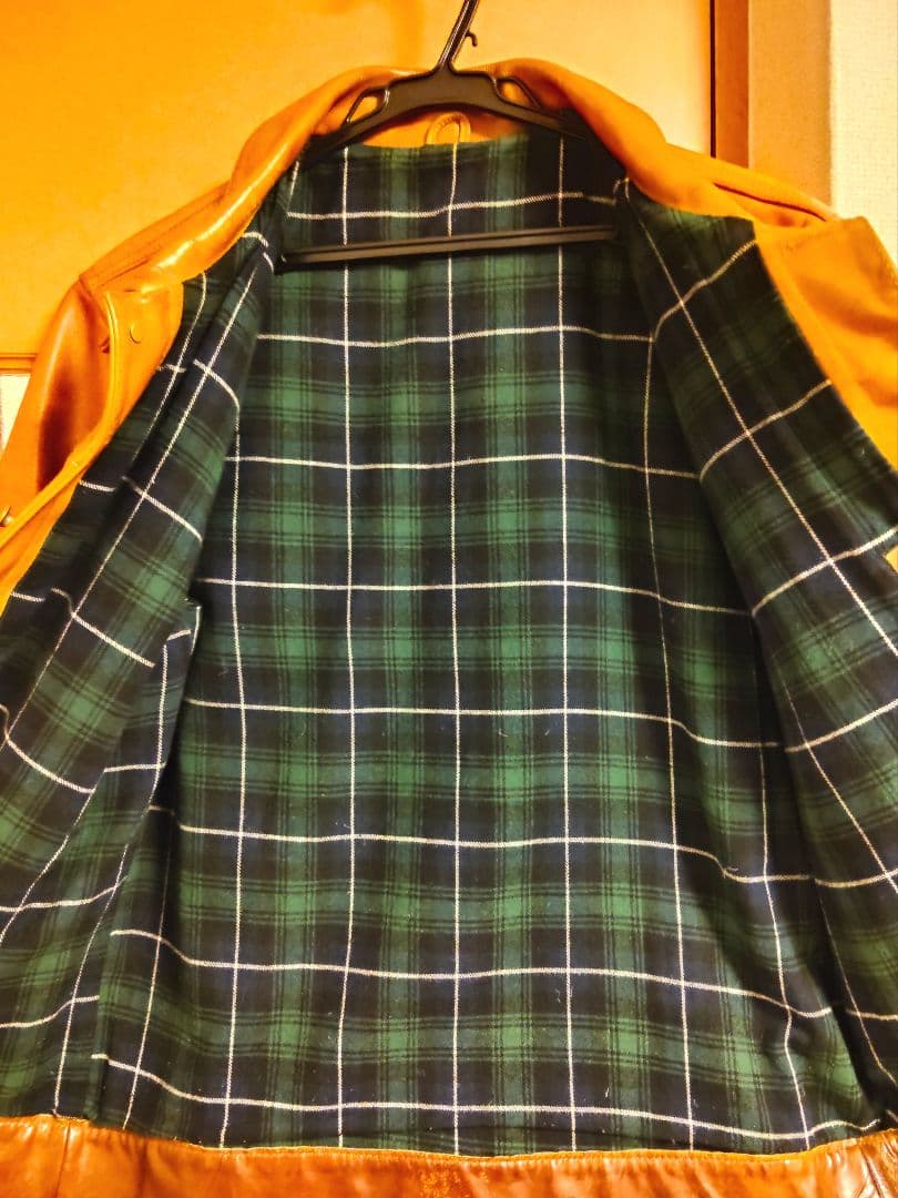 レザージャケット　ｇジャン 1stモデル ウイスキーカラービンテージ