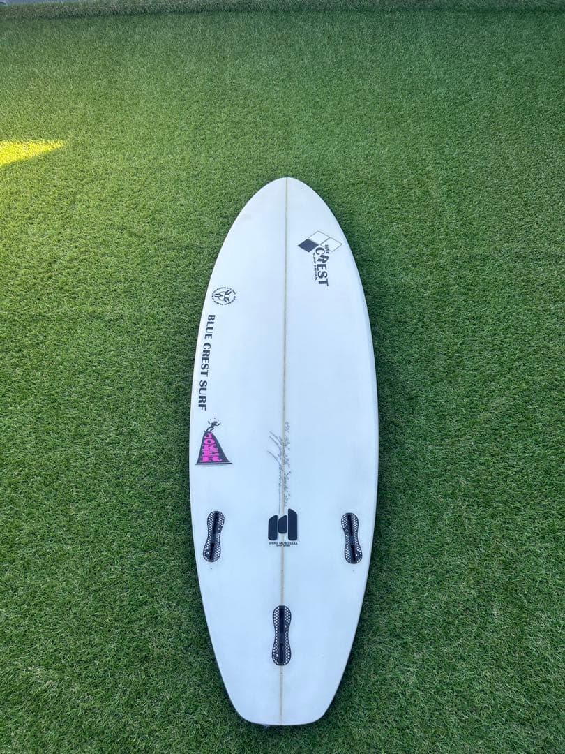 セレンディピティサーフボード5.8 別注ブランドBLUE CREST SURF