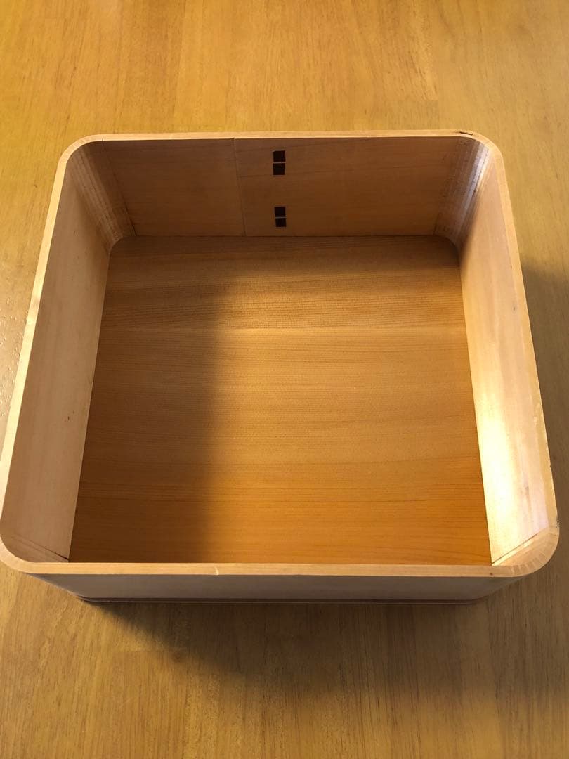 さとちゃん様 c-14 茶道具 炭斗 木製 神折敷 (大) 紙箱