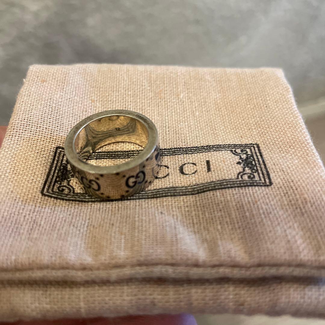 GUCCI adidas エングレービング SV スターリング　12号