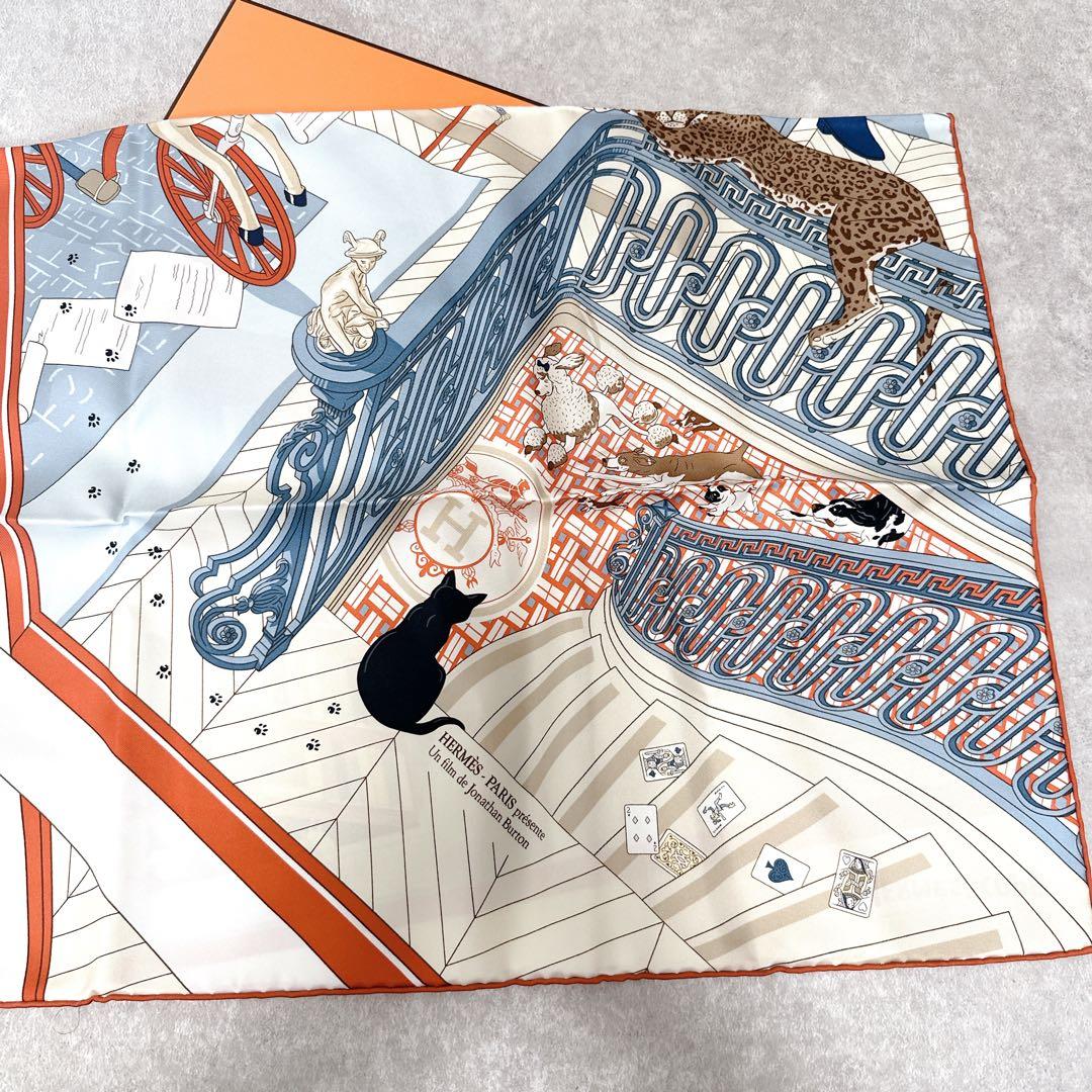 【新品】HERMES 2024春夏新品 カレ90 24番地のミステリー