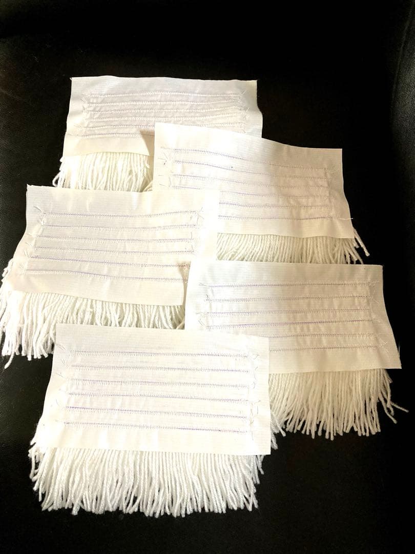 ^_^トリマートリミング練習用毛糸6段10枚組9900円ハンドメイド　送料込み