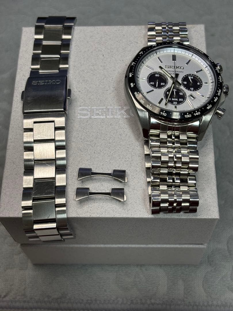 SEIKO クロノグラフ ソーラー(美品)サファイアガラス