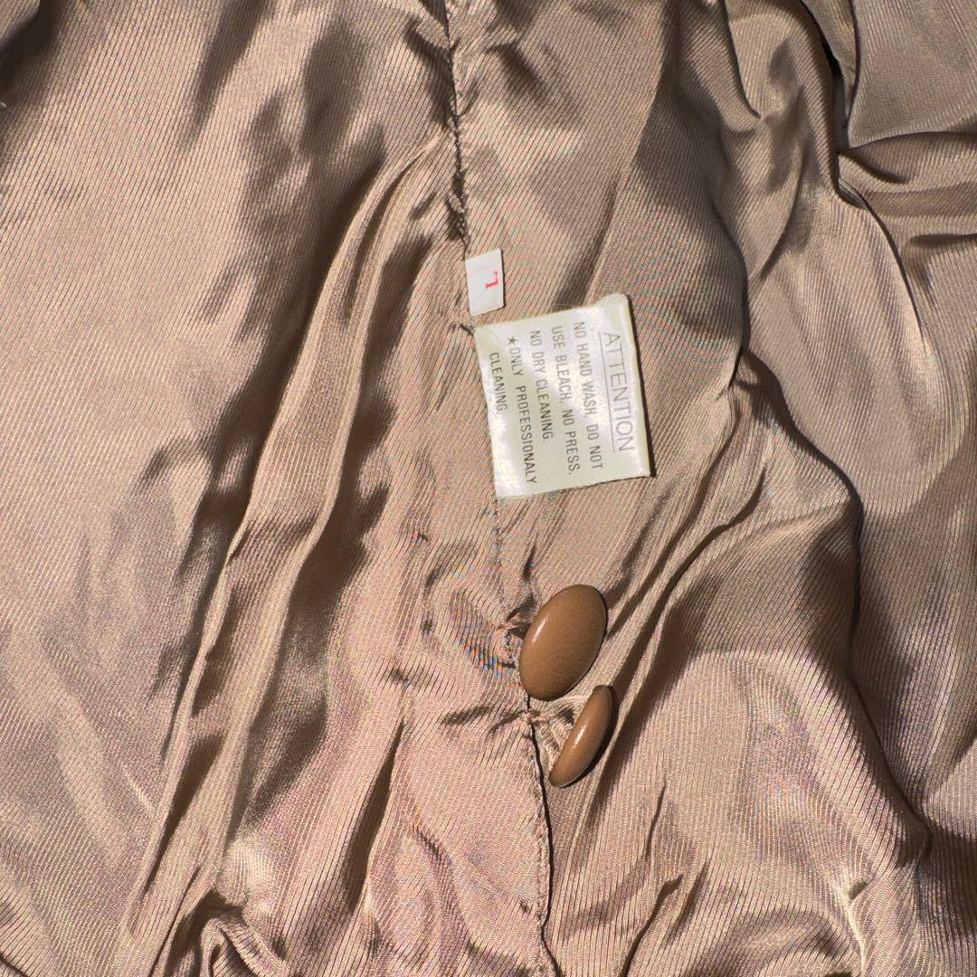 毛皮　フード付き　上着