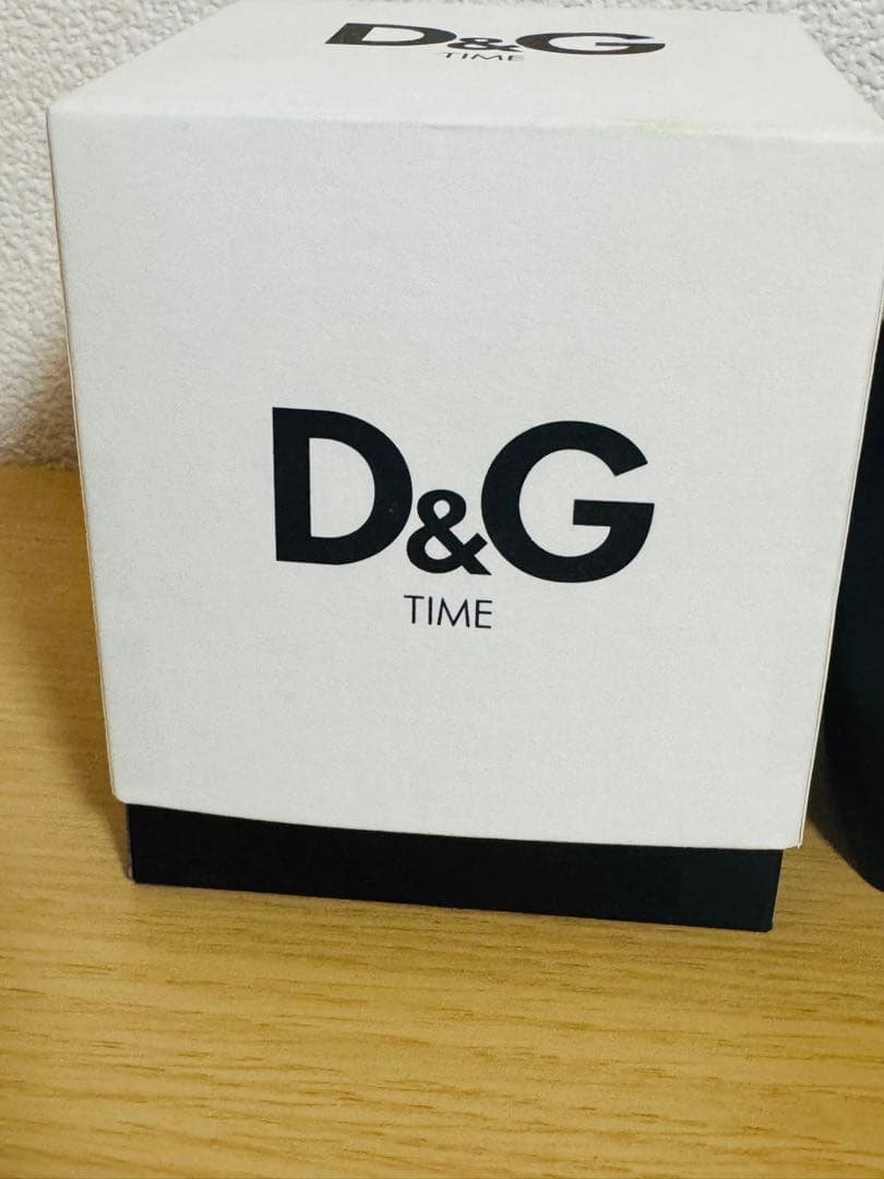 D&G TIME クロノグラフ腕時計 メンズ用 シルバー ドルガバ