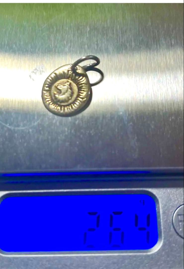 限定値下げしました。￼18Ｋペンダントトップ　TADY&KING M (ウルフ)