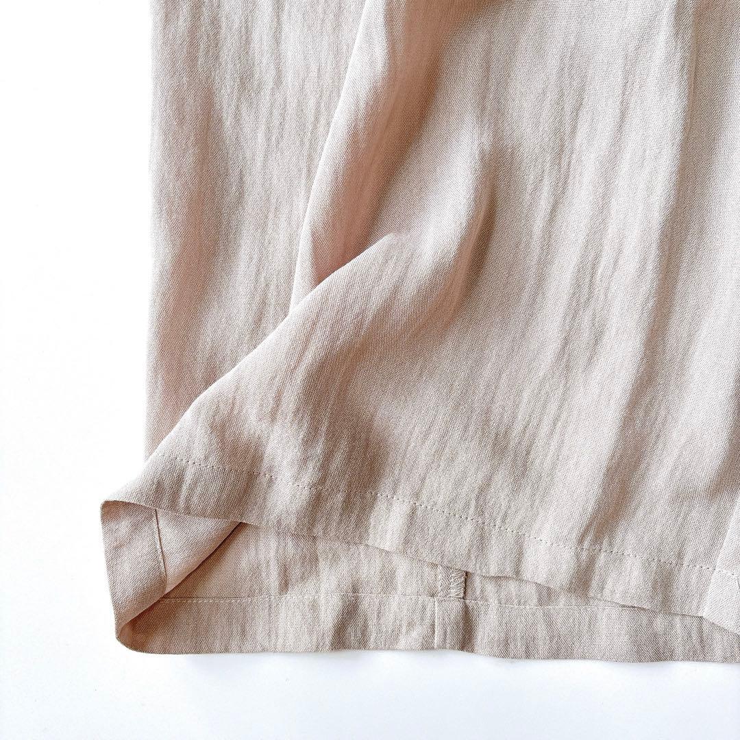 新品⁑クラネ　フォールドオールインワン　グレー　フレンチスリーブ　ワイドパンツ