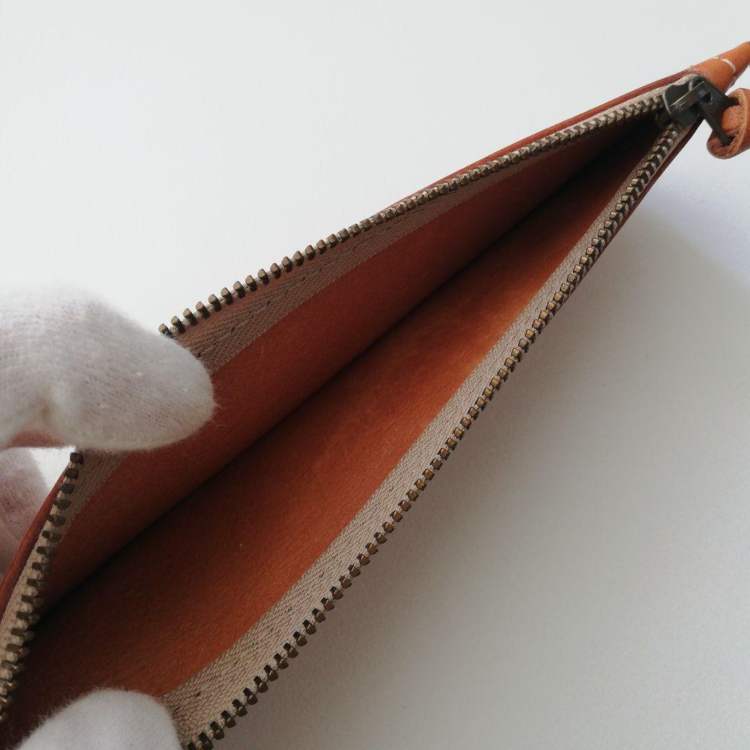 レザー　本革　ペンケース　ペンポーチ　スリム　ポーチ　筆箱　シンプル　ビジネス