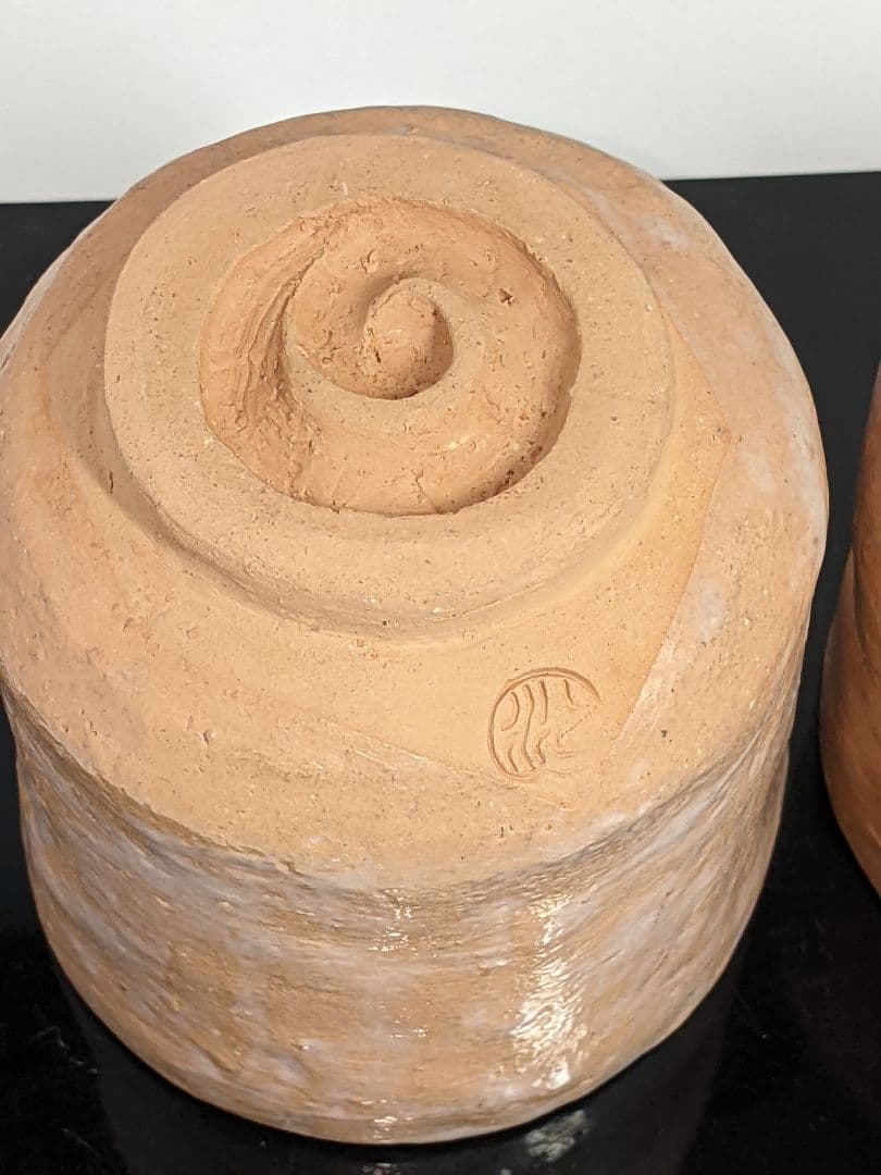 水月焼き　湯呑ペアー　蟹