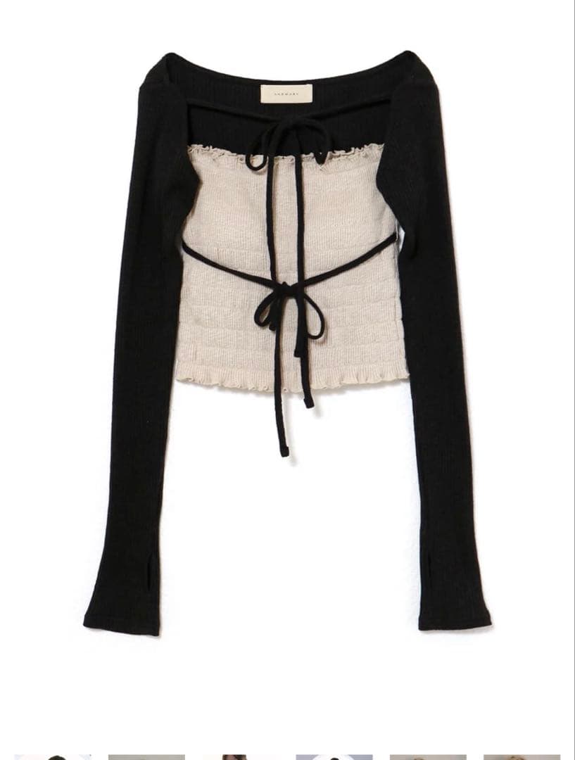 アンドマリー am1169 andmary Mei shirring tops