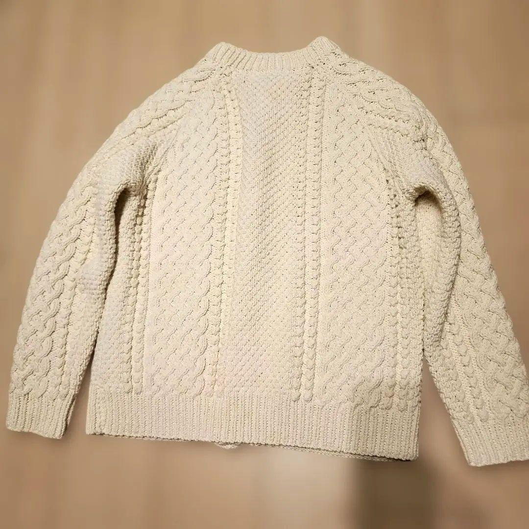 INVERALLAN アイボリー コットンニット 4A