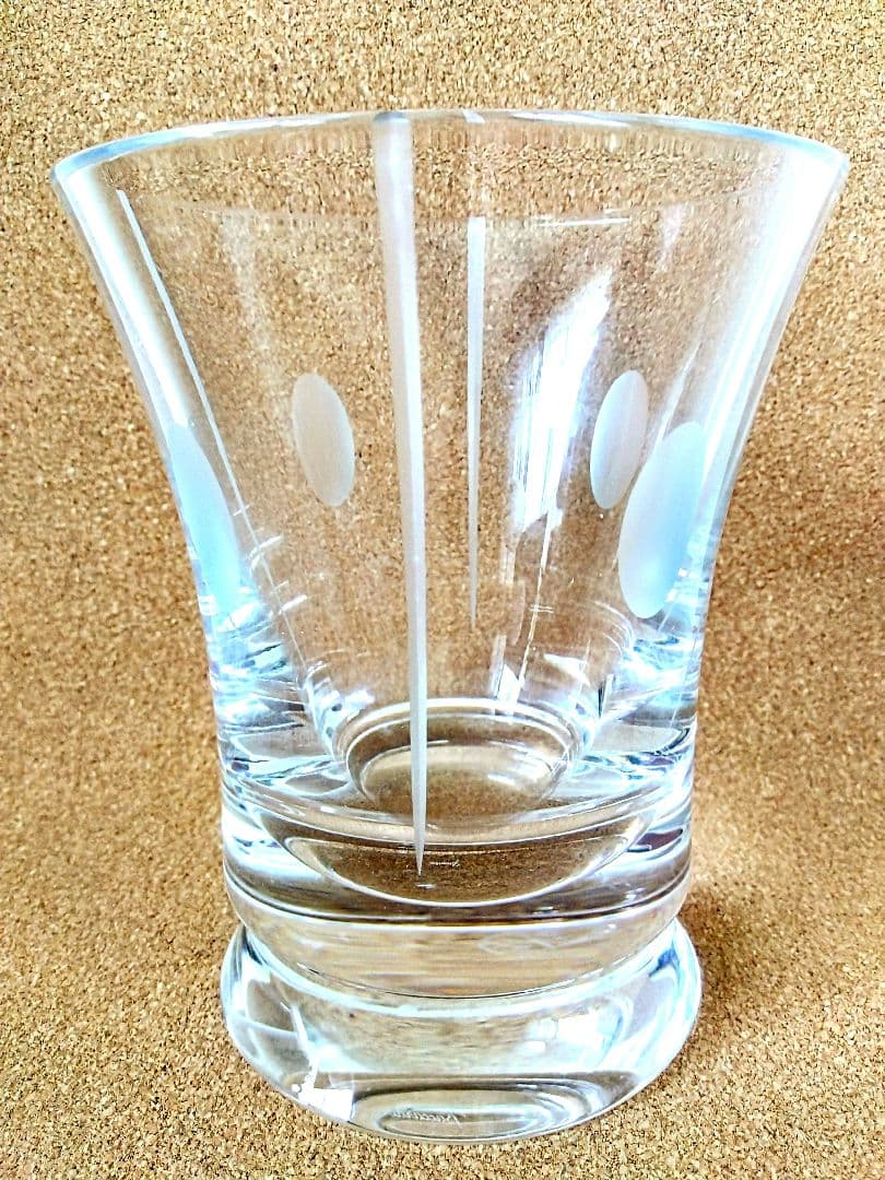 Baccarat トランキュリティー フラワーベース 水玉 クリスタル