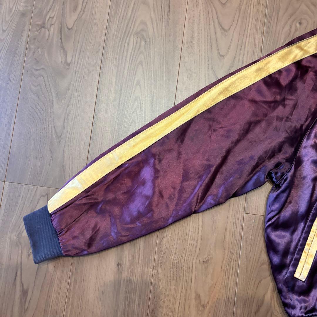 古*】様 美品◎ 90s POLO SPORT サテン スタジャン USA製 ポ