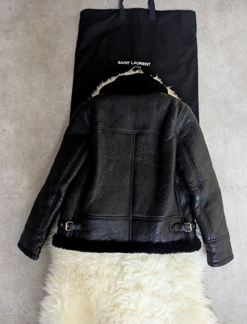 稀少美品　2020/21AW　サンローラン　B-3　ムートン　ボンバージャケット