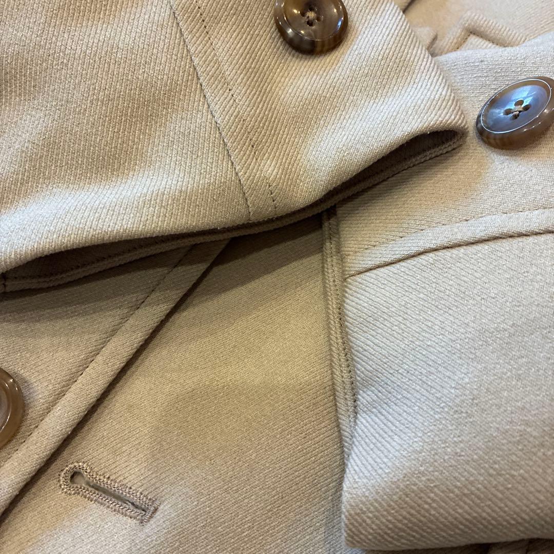 ロフトラボ シングルボタンオーバー　リム　ダウン コート　2 男女兼用　トレンチ