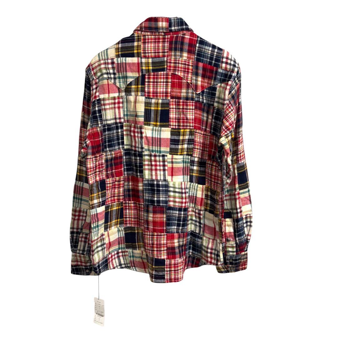 ✨新品✨ TMT ネルシャツ　チェックシャツ　レッド　Mサイズ